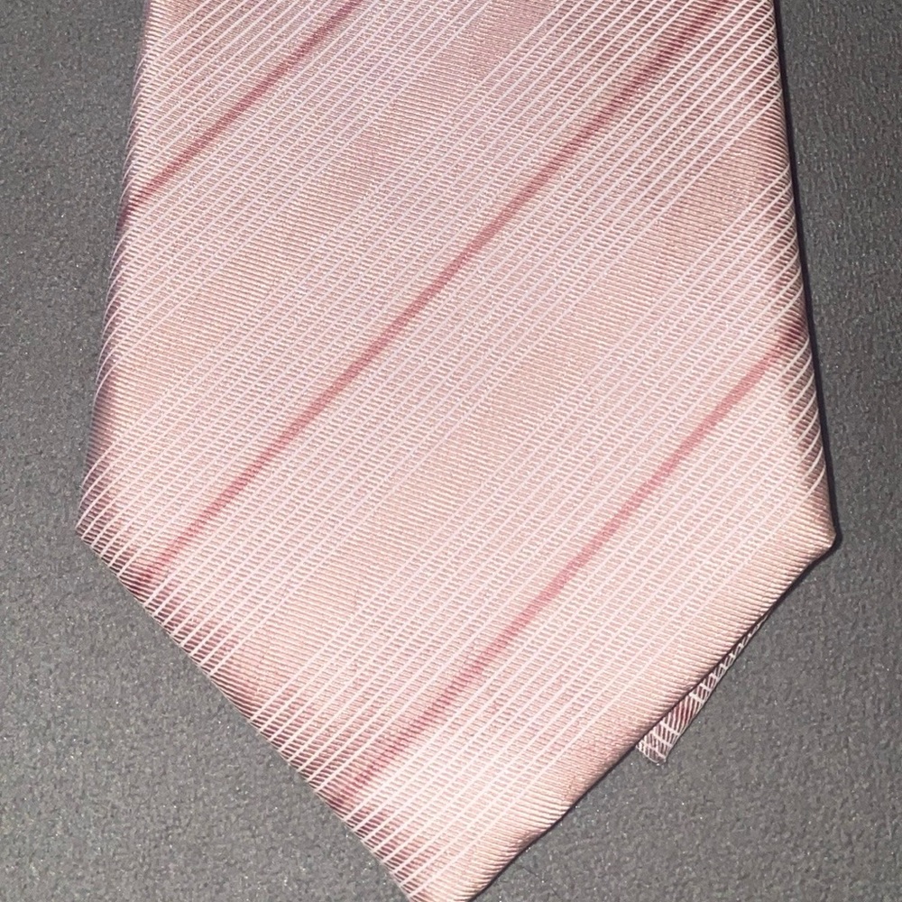Louis Vuitton Light Pink Striped Tie and Blue Tie in Box Pre loved condition - Picture 8 of 14